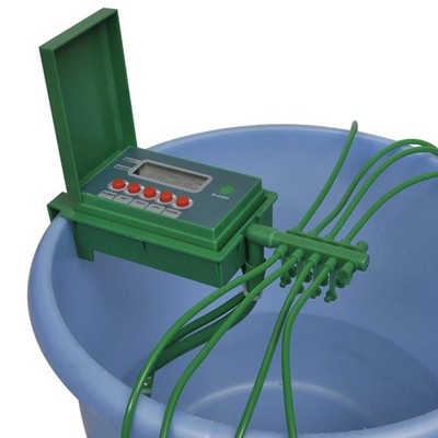 Automatisch Pflanzen Bewässerung Bewässerungssystem Bewässerungset +Timer vidaXL