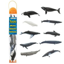 Safari Ltd. - Whales TOOB - contains 10 Mini Figurines