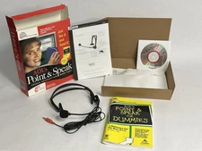 AOL's Point & Speak Speech Recognition |Dragon Systems headset software dummies