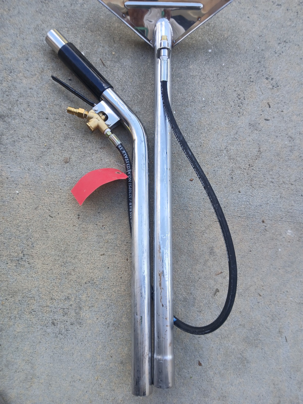 12"  Wand 1 Jet Collapsible Foldable Carpet Wand - Best Backup Wands - Powrflite