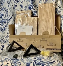 NEW - BAYKA Floating Shelves Wall Mounted Set of 3 Rustic Wood - Natural Color