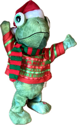 Gemmy Iguana Lizard Animated Singing Dancing ''Dance With Somebody  14''
