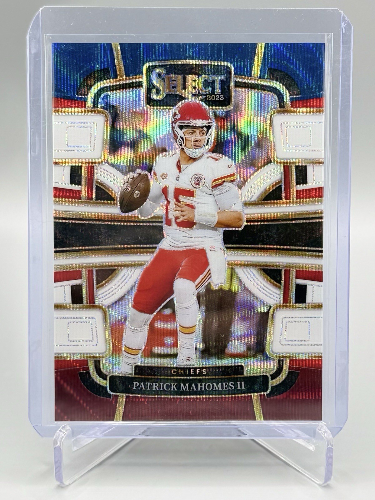 2023 Panini Select - Patrick Mahomes - Concourse Tri-Color - 77/259