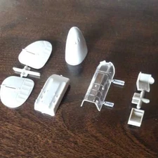 Fujimi 1/48 B10 Surplus Parts Junk Model Kit Accessories, Used, No Return zzc