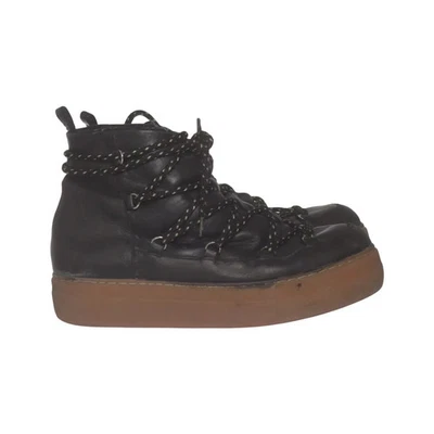 & Other Stories, bottes à lacets, taille : 39, noir/marron, femmes #JJZ - Photo 1/4