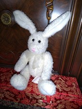 Up For Auction Stuffed Animal Classic Easter Rabbit And Very Good Condition