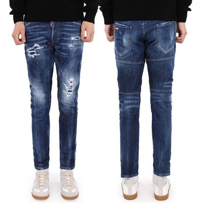 Dsquared2 DQ Mini Logo Denim Hose mit Gesäßtasche 55201910