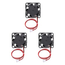 3Pcs DC 12V 2510 3D Printer Cooling Fan, 12000 RPM for Heat Sink Cooling