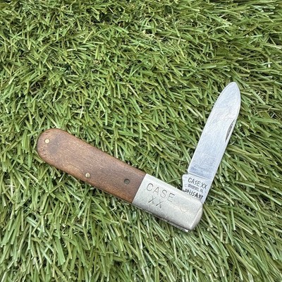Case XX 1992 ''Missing Dot'' Barlow Knife 71009 SS Curly Maple 8-Dot USA
