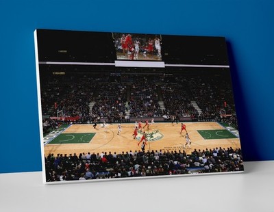 Milwaukee Bucks Arena Poster or Canvas - Milwaukee Bucks Wall Art