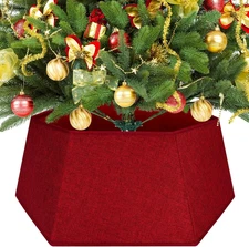 Foldable 26'' Christmas Tree Skirt for Artificial Trees and Holiday Decor