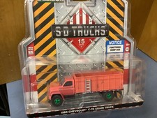 CHASE 1980 Chevrolet C-70 Grain Truck Diecast 1:64 Scale Model Greenlight 45150A