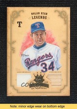 2004 Donruss Diamond Kings Legends Gold Materials 1/5 Nolan Ryan HOF READ 0s55