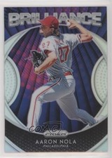 2019 Panini Prizm Brilliance Silver Prizm Aaron Nola #B5 0x1