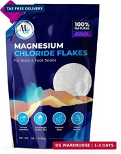 Dead Sea Magnesium Flakes Bath Salts  Premium Magnesium Supplement Bath Salts 