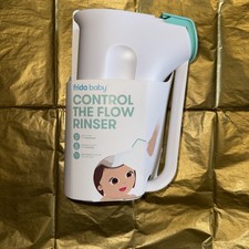 Frida Baby Control the Flow Rinser Pitcher Cup NEW Bath White Easy Grip Handle