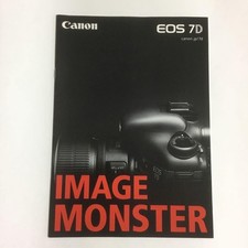 Catalog Canon EOS7D Camera Catalog Japan 2011 with Wear Ships from Japan