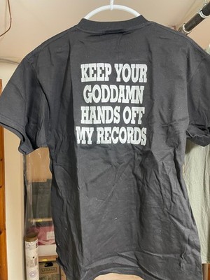 Keep Your Godd*mn Hands Off My Records label promo t-shirt Nerf Herder NOS mint