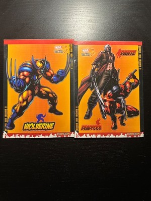 Marvel vs Capcom 3 promo STICKERS Wolverine, Dante and Deadpool (PS3/Xbox360)