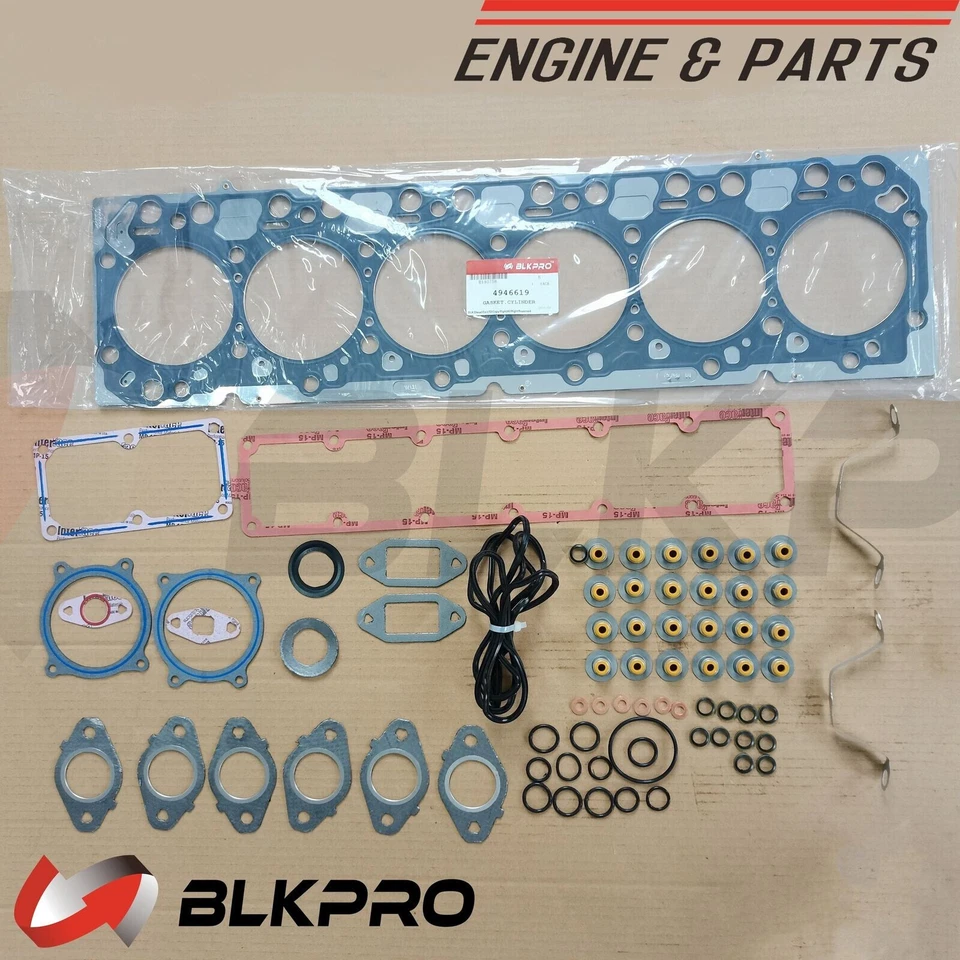 Fully Head Gasket Seal Upper Set For Dodge Ram 6.7L Cummins ISB QSB 24V 07-19 - Image 3 of 3