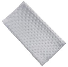 Removable and Wipeable Grey Changing Pad Cover   Ideal for Nursery Decor