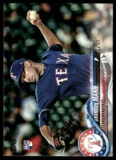 2018 Topps Update Series Brandon Mann #US208 RC Baseball