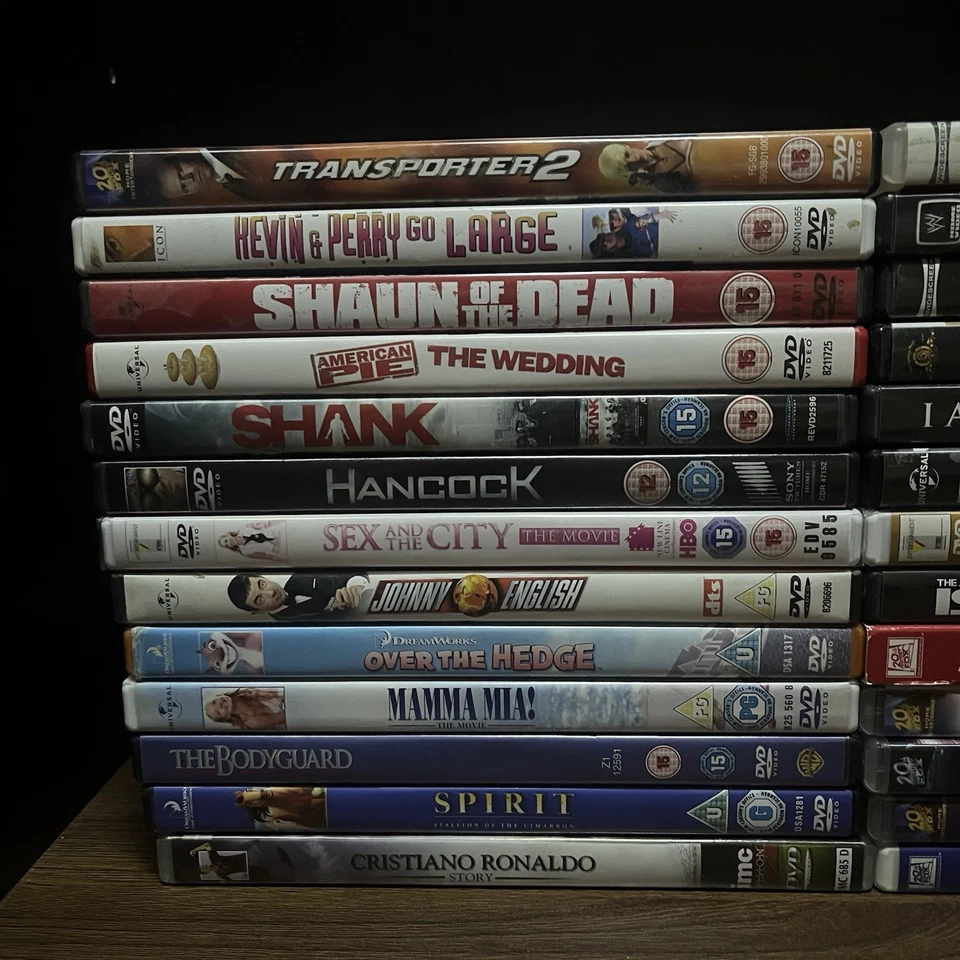 Job Lot of DVDs x26 Mixed Genre Inc Mamma Mia, Ronaldo, Rocky, Legend & Marine - Image 2 of 4