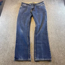 Tommy Hilfiger Heritage Bootcut Jeans Mens 32x30 Dark Wash Denim Cotton