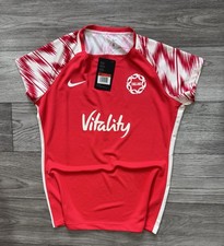 Nike England Women Netball Short Sleeve T Shirt Jersey Size L