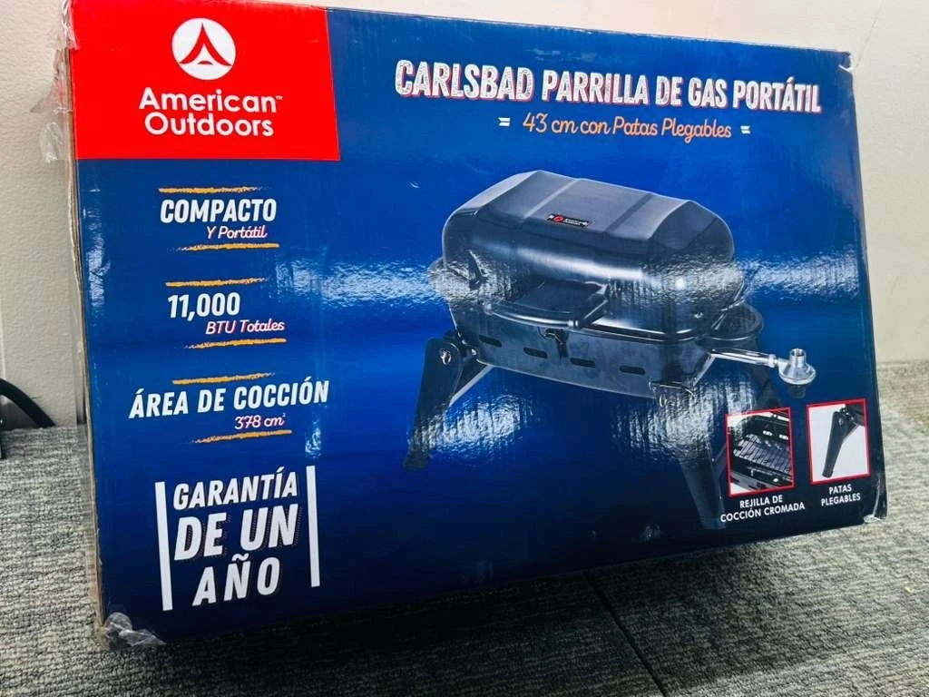 American Outdoors AO-BBQG008 Carlsbad 11k BTU Portable Gas Grill - 180038