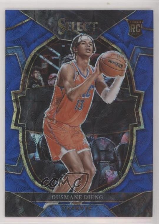 2022-23 Panini Select Concourse Blue Scope Prizm 124/249 Ousmane Dieng #76 13hf