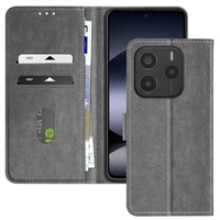 Avizar, Kunstlederetui Mit Standfunktion FüR Xiaomi Redmi Note 14 5G, Grau