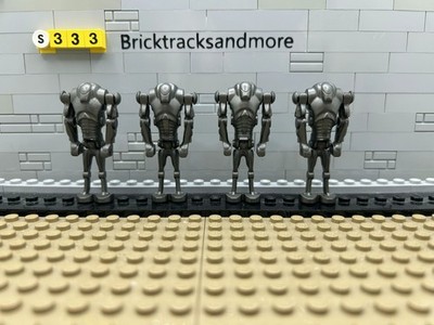 Lego  sw0092 Super Battle Droid - Pearl Dark Gray Battlepack 4 Figuren
