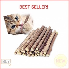 10 PCS Catnip Sticks Organic Cat Chew Toys Natural Plant Matatabi Silvervine Che