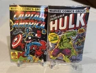 VINTAGE 1981 Marvel Bubble Funnies Lot of 2 Mini Comics" Hulk & Captain America