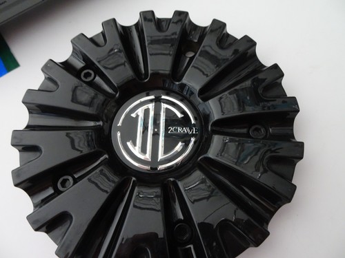 2CRAVE Black Custom Wheel Center Cap # N01-CAP - Picture 2 of 3
