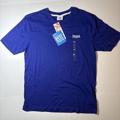 Lonsdale Logo Tee Top Mens Purple Size UK Small NWT