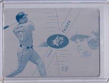 2007 Upper Deck UD SPX MIGUEL TEJADA Cyan Printing Plate 1/1 #1 Orioles