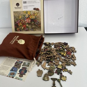 Wentworth Wooden Puzzle Spring Flowers and Poole Pottery 500 Pieces