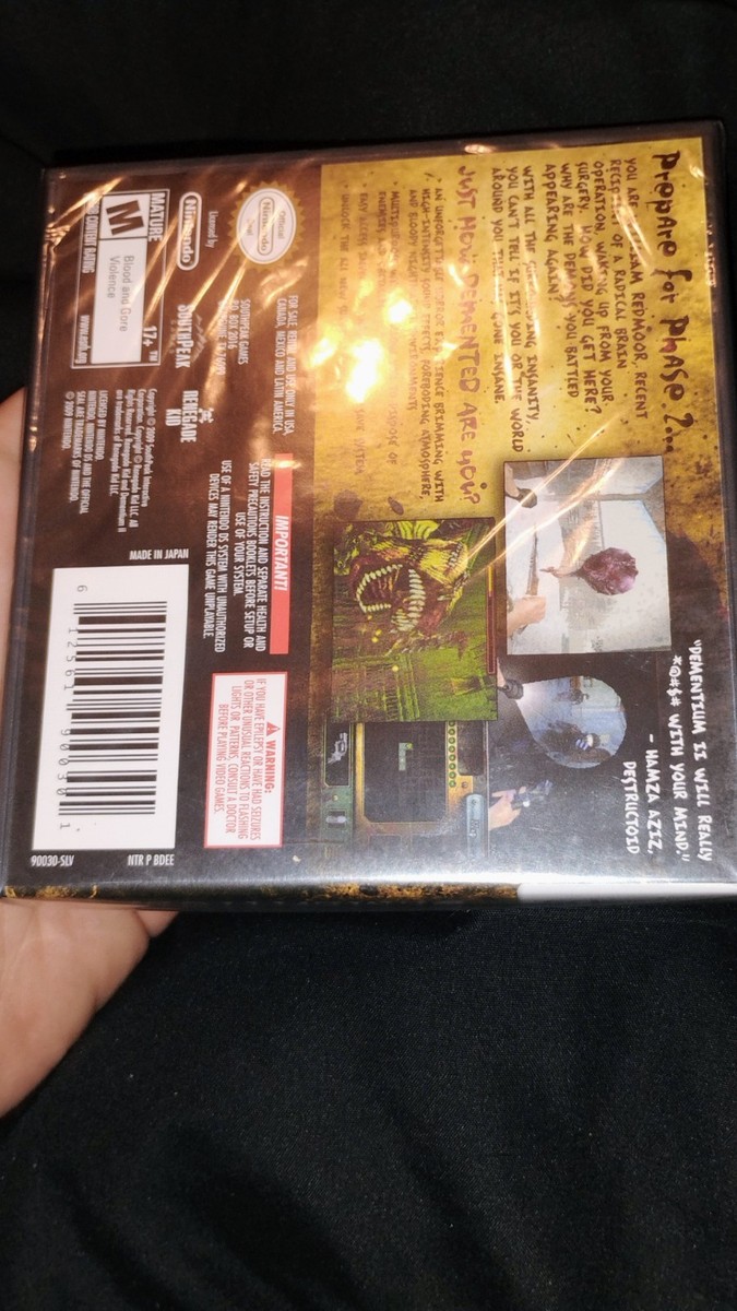 Dementium II (Nintendo DS, 2010) for sale online