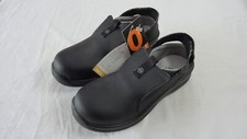 TOFFELN S2 SAFETY LITE LADIES METAL FREE BLACK SHOES CLOGS WOMANS UK 4 EU 37