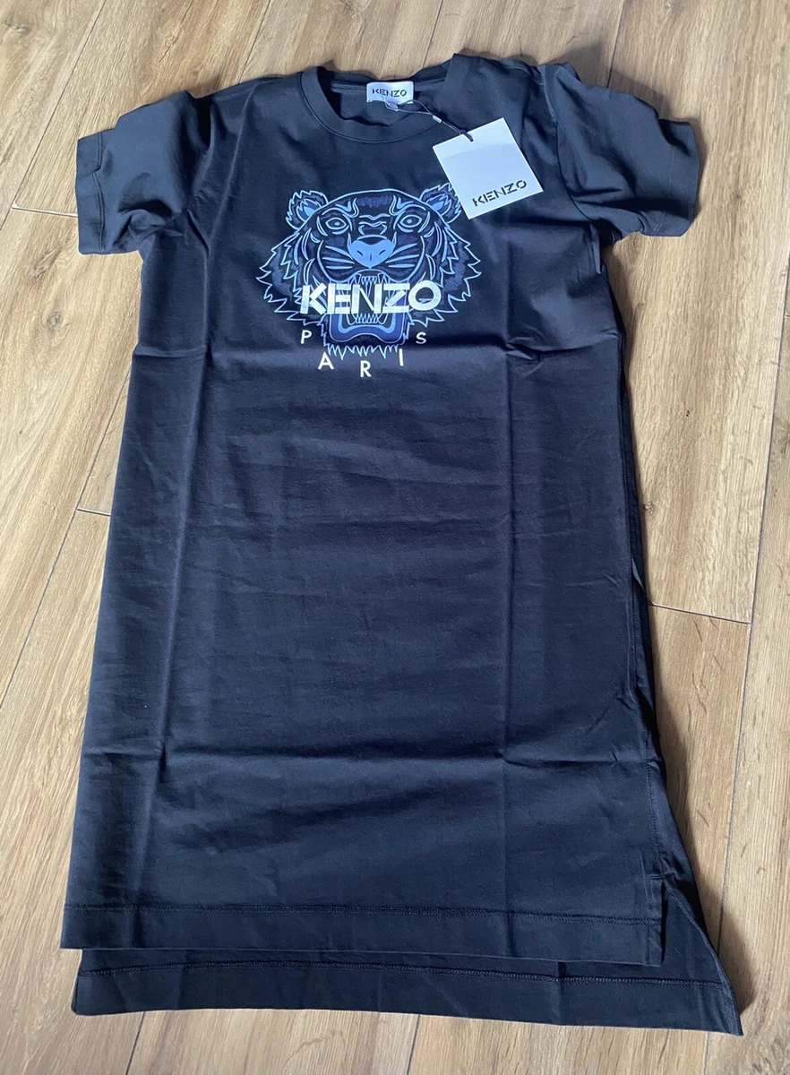KENZO Tiger T shirt dress Black Size S eBay
