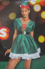 🎅🤶 New CHRISTMAS ELF Costume Dress Set * Size LARGE 🤶🎅