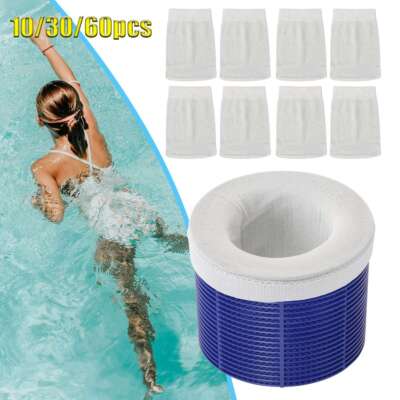 10/30/60 Pool Skimmer Socks Filter Replacement Savers for Basket Swimming Pool