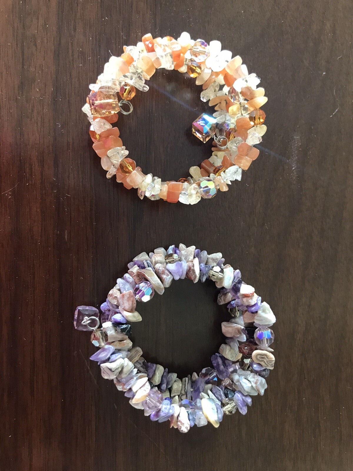 Artisan gemstone bracelets (2) - image 1