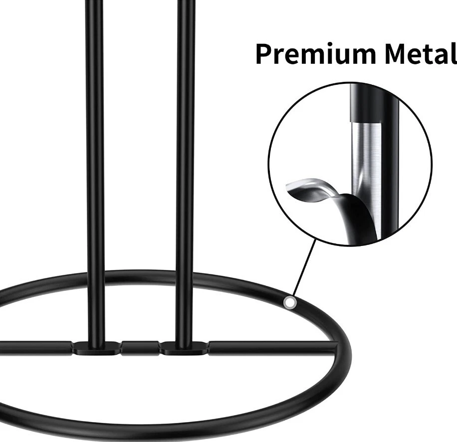 Dispensador de toallas de papel de pie premium para papel estándar Foto 2 de 4