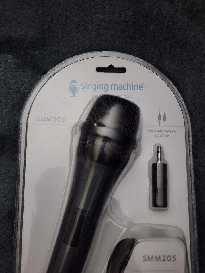 Singing Machine SMM-205 Unidirectional Dynamic Karaoke Microphone with 10 Ft. Co - Image 3 of 4