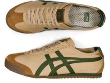 Onitsuka tiger Mexico 66 BEIGE/GRASS GREEN new for UNISEX from Japan