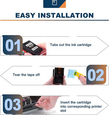 2 Pezzi Adatti Per HP 64 64XL Colore Nero Per HP ENVY 6220 - Foto 7