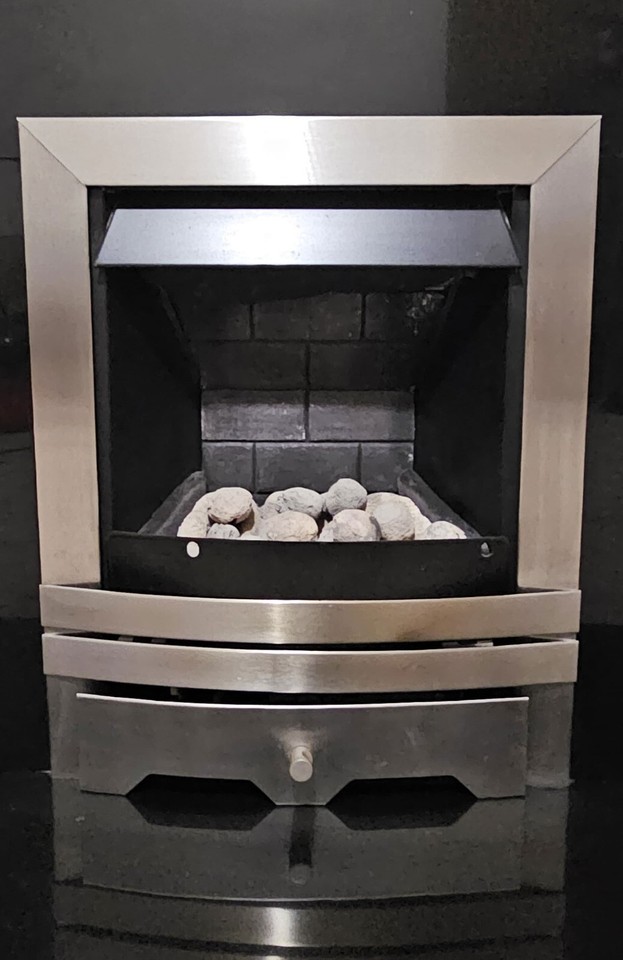 B&Q Fire Surround and Gas Fireplace Used Good Condition eBay